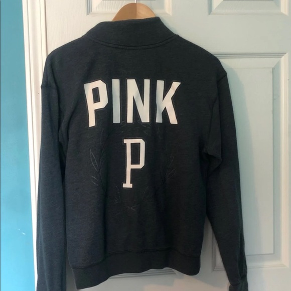 PINK quarter zip sweater - Picture 3 of 3